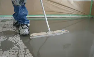 Uneven floor being professionally repaired in Duluth, MN